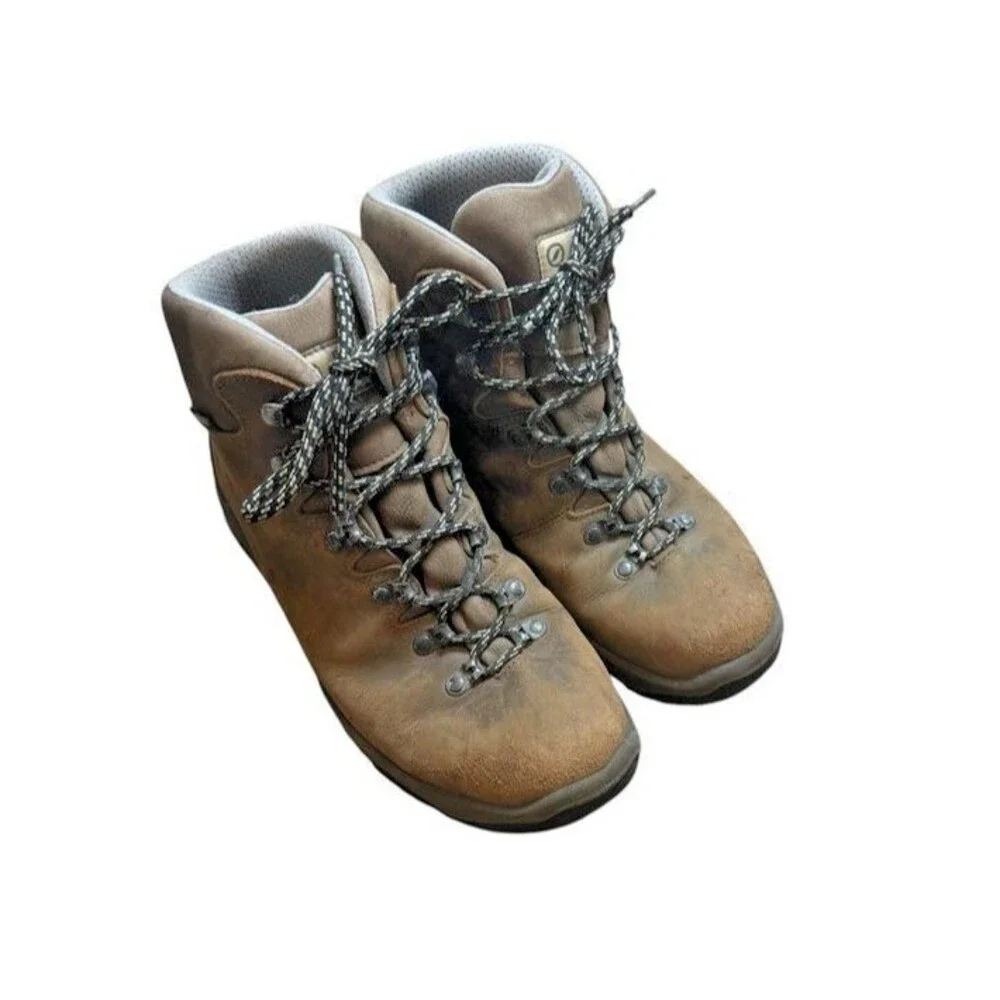 Scarpa Terra GTX Boots Mens Size 9 EU 42 Leather Hiking Waterproof Vibram